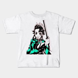 Tanjiro Kamado Demon Slayer Kids T-Shirt